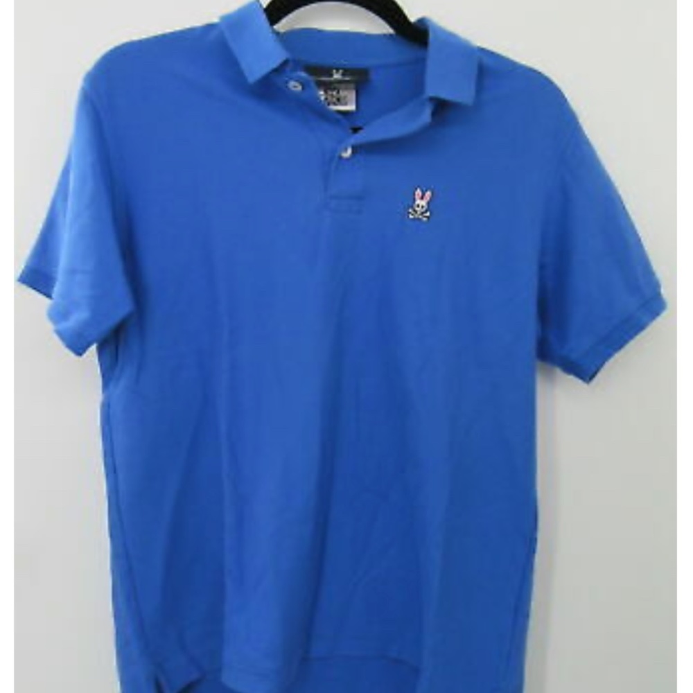 Psycho Bunny teens blue polo size XL